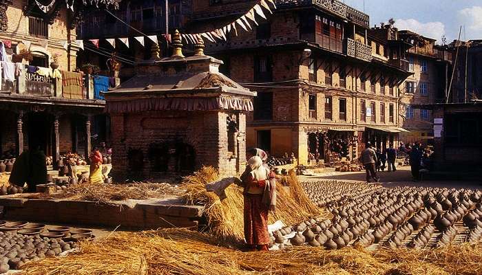 Pashupati Nagar Market in Mirik Nepal. 