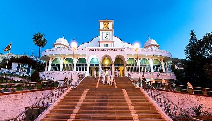 Brahma Kumaris Om Shanti Bhawan (Universal Peace Hall) at Mount Abu