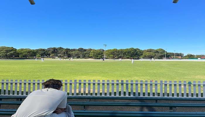 Reg Bartley Oval near the Rushcutters Bay.