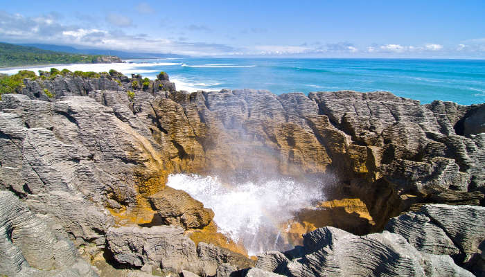 Punakaiki Pancake Rocks - Interesting layers of limestone.