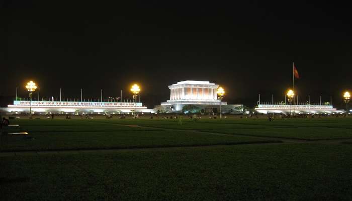 History and a night view.