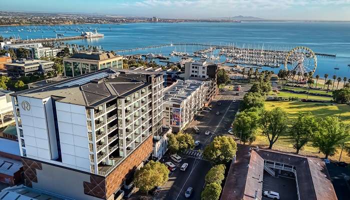 A Drone View of R Hotel Geelong