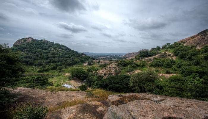 Enjoy the landscape view of hills