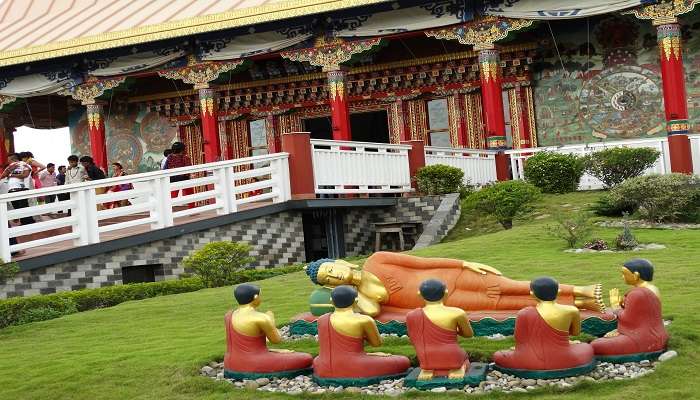 Sacred Garden of Lumbini near Maya Devi Temple.