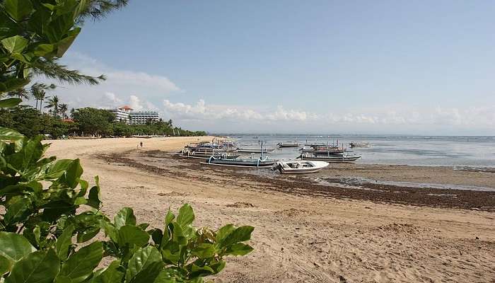 Enjoy the fantastic sunrise in Sanur Beach near Big Garden Corner