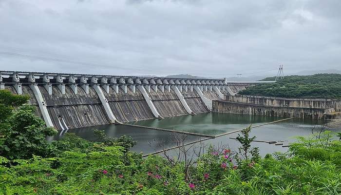 The magnificent Sardar Sarovar Dam, near Sardar Patel Zoological Park