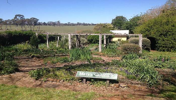 Mary's Garden located at Saumarez Homestead