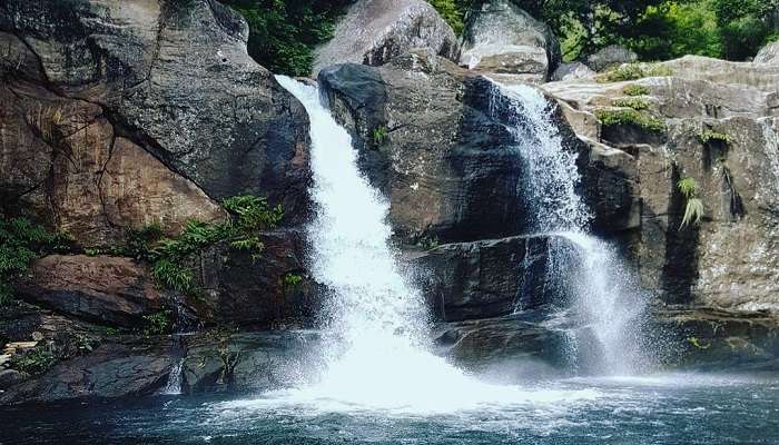 The astonishing Shenbagadevi Falls in Courtallam Waterfalls