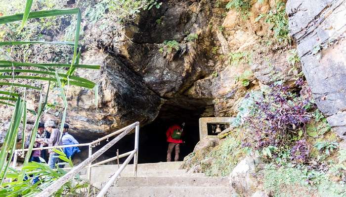 The entrance to Siddha Gufa Bandipur Nepal.