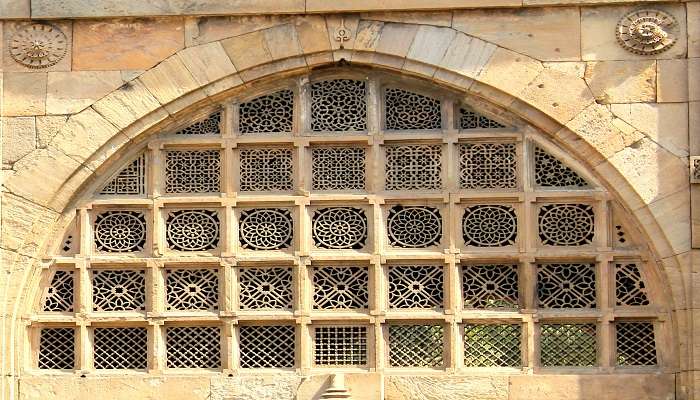 Sidi Saiyyed Mosque jali windows.