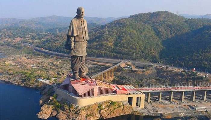 The Statue Of Unity, a must see attraction near Sardar Patel Zoological Park. 