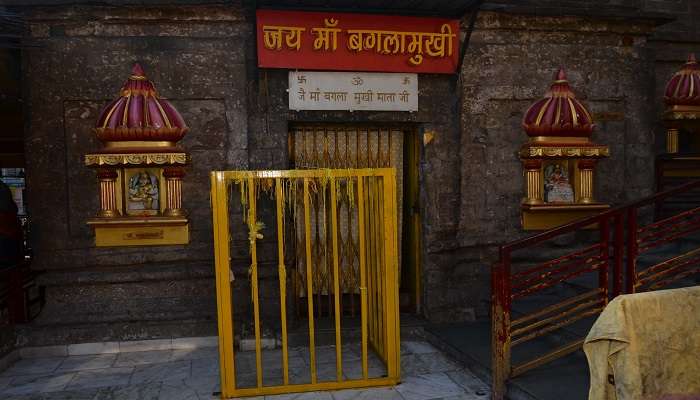  A temple dedicated to Baglamukhi Devi 