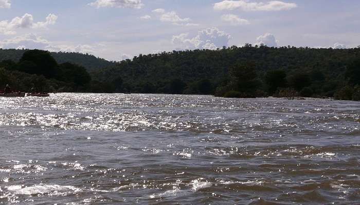 Kaveri River flowing through Karnataka 