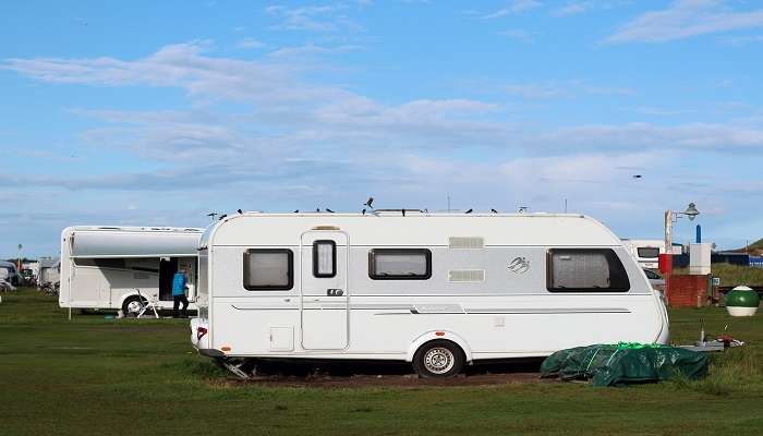 A Caravan in the Park of Tenterfield