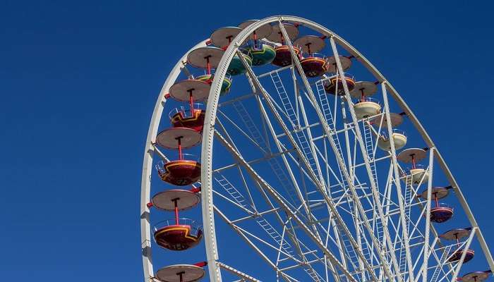 Experience the thrill and the views on the giant wheel