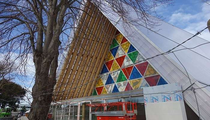 Innovative design of the Cardboard Cathedral