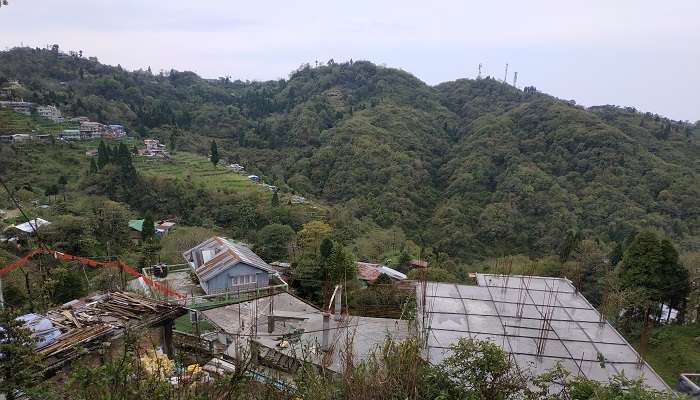 View from Tiger Hills, a stunning place near Ghoom Monastery Darjeeling. 