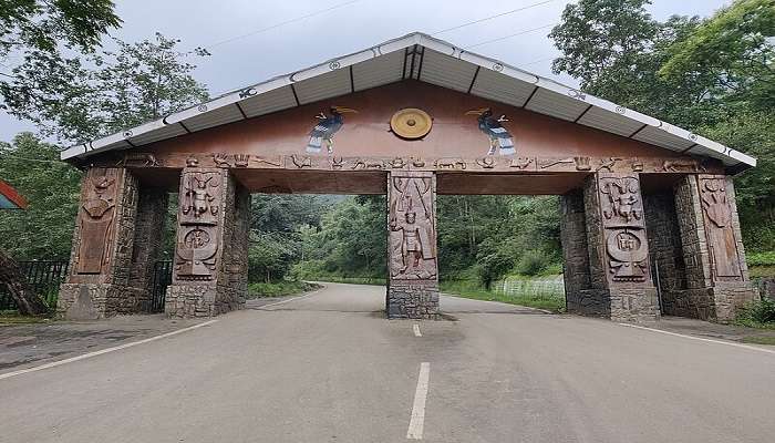 View of Thembang Heritage Village