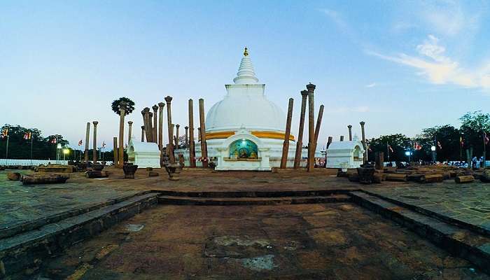 The first Buddhist temple in Sri Lanka apart from the famous Ruwanwelisaya Stupa