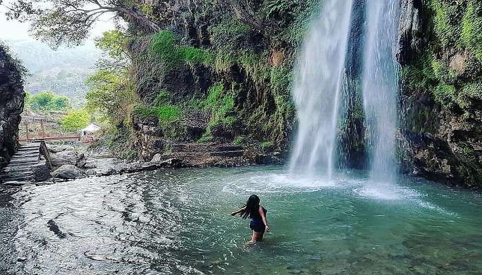 The phenomenal Tiger Falls in Courtallam Waterfalls