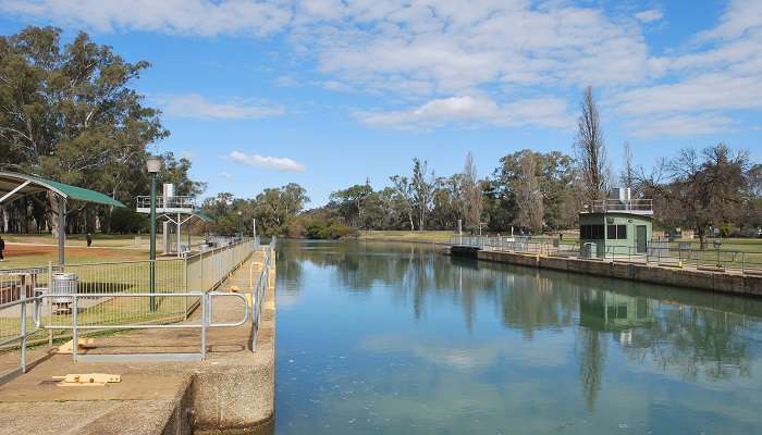 Lock 11 on the Murray River at Mildura, Victoria