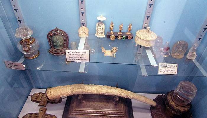 Nepal’s rich historical and cultural heritage displayed at the museum near the Kopan Monastery.