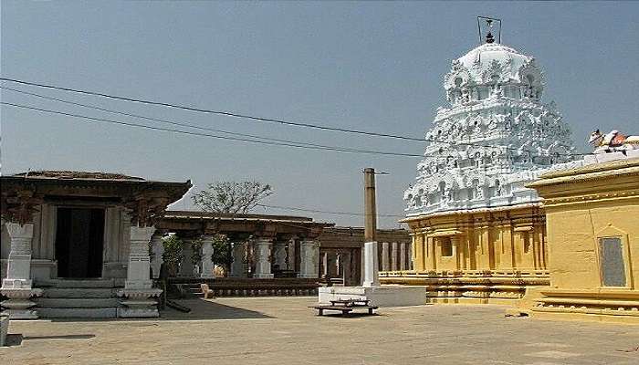 In lens is the holy Tripurakantam shrine