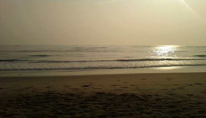 A beautiful view of Uppada Beach