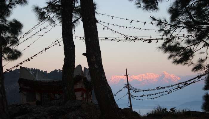 The view from Thani mai temple, located near Siddha Gufa Bandipur.