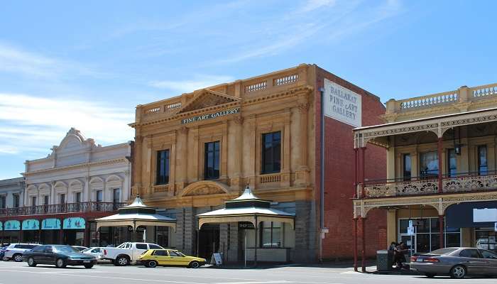 Interior of the Ballarat Art Gallery in Victoria, Australia