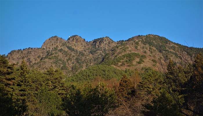 सर्दियों में औली के दृश्य देखने में काफी ज्यादा अच्छे लगते है।