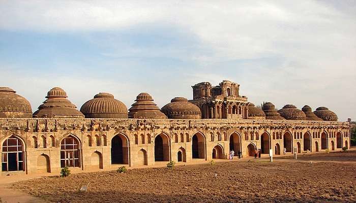 Admiring the Elephant Stables is one of the top things to do in Hampi.