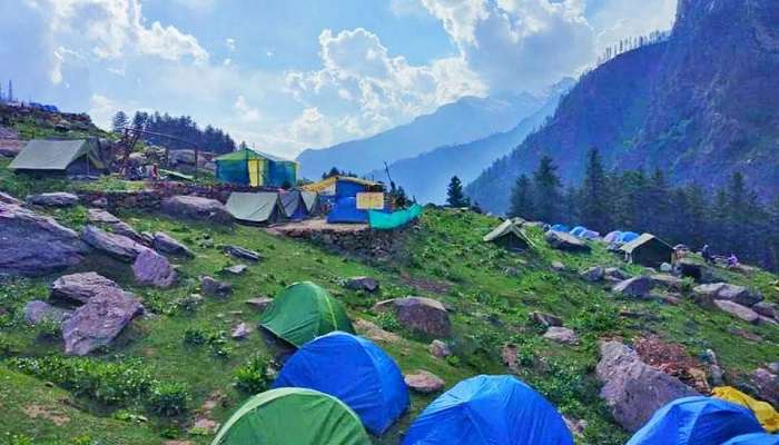 Camping avec une vue panoramique parfaite