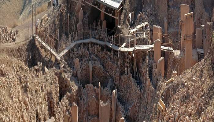 The ancient ruins of Göbekli Tepe in Şanlıurfa.