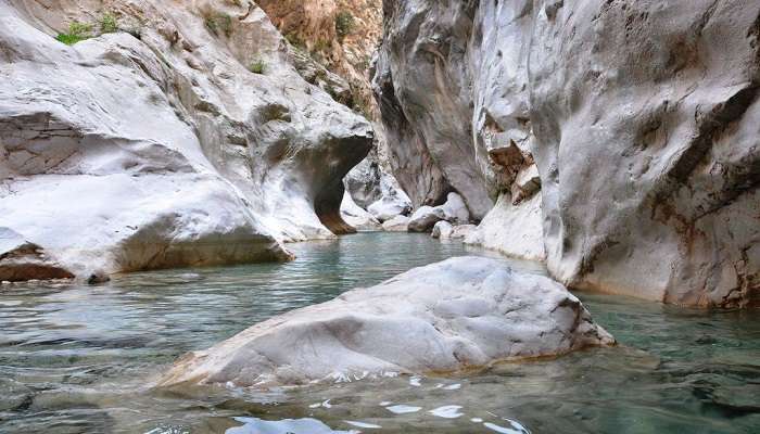 Scenic view of Goynuk Canyon in Kemer