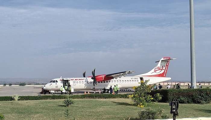 Apron area of the Bhuj airport.