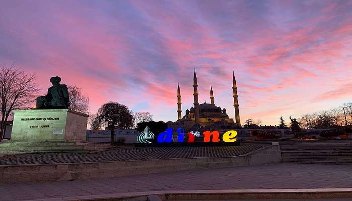 Edirne at sunrise.