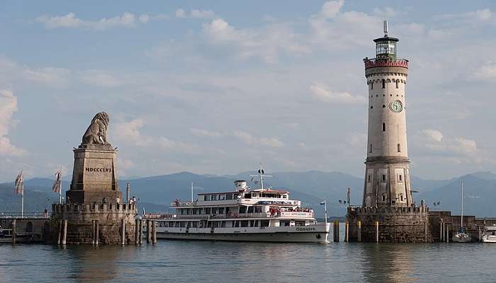 Lighthouse in Lindau, Germany