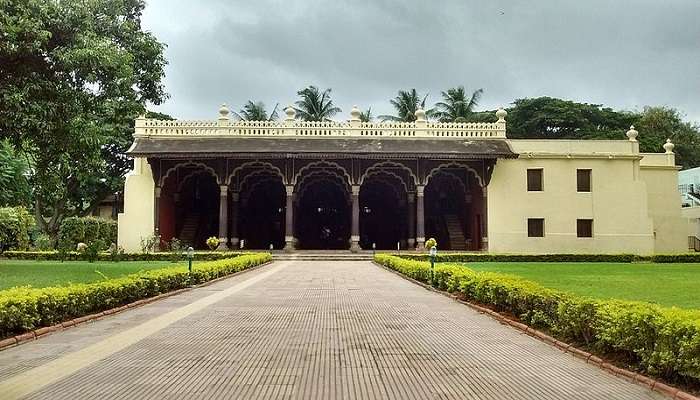 Tipu Sultan's Summer Palace features stunning views. 