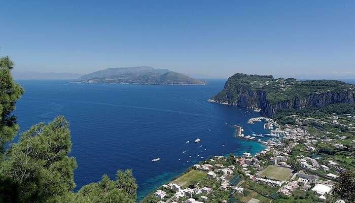 relax on the Beach on Procida Island, Italy