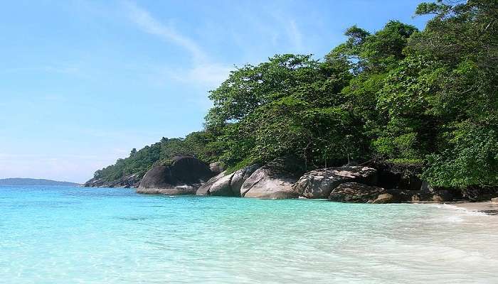 The pristine beaches of the Similan Islands in Phuket In May.