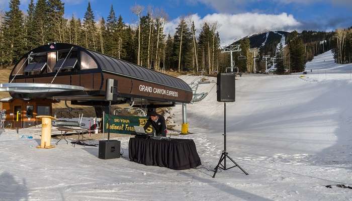 Arizona Snowbowl Grand Canyon Express Ski Lift Opening Celebrati