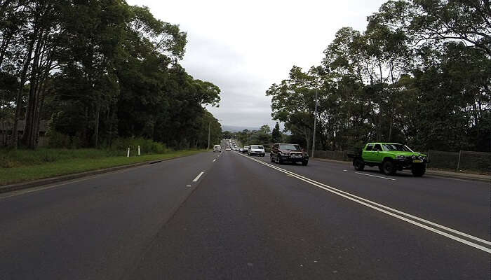 A beautiful view of road of Nowra