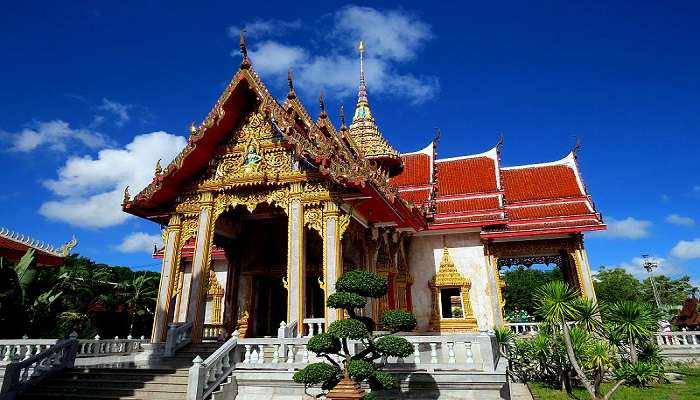 The beautiful Wat Chalong temple complex