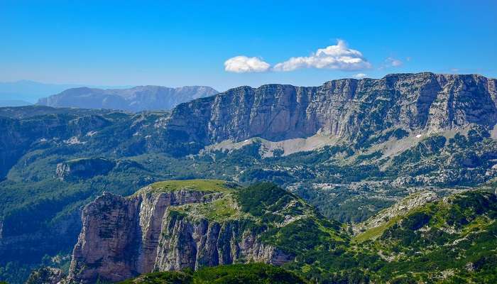 Climbing at the mountains.