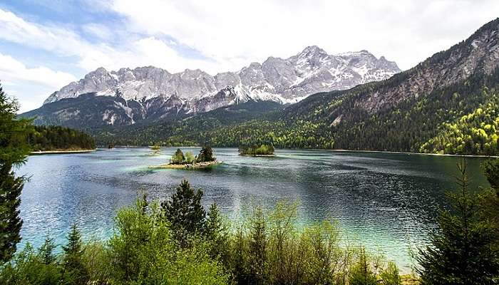 Eibsee Lake in Germany