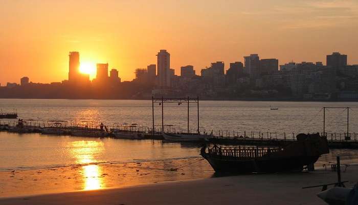 Chowpatty Beach in Mumbai