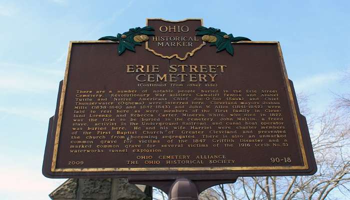 Erie Cemetery is one of the most haunted places in Pennsylvania.