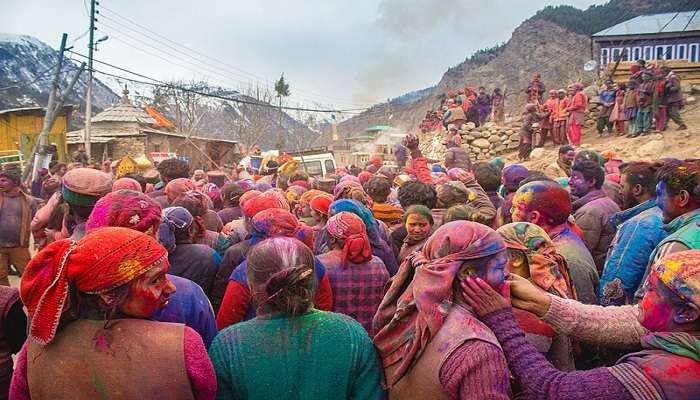 Holi party and events in Himachal