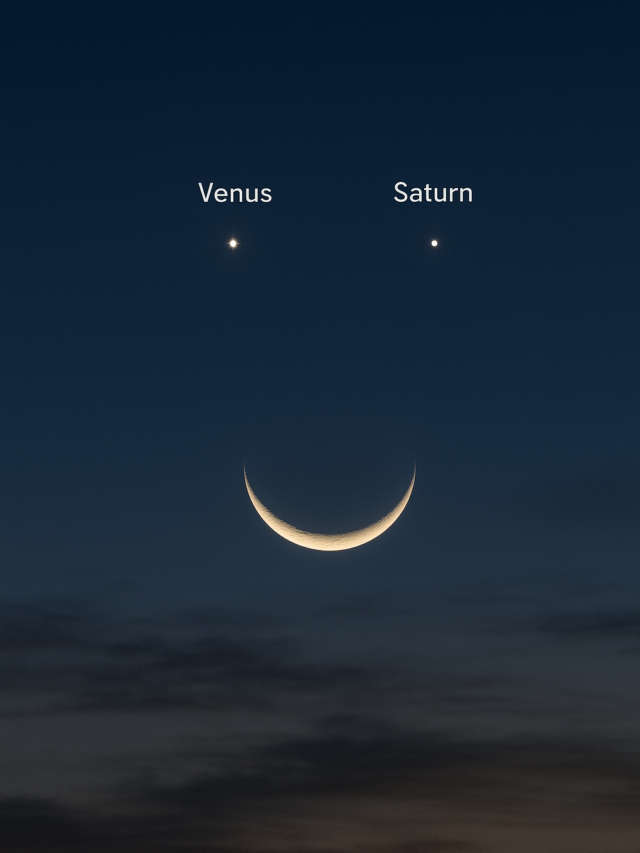 “Smiley Face” Celestial Alignment on April 25th